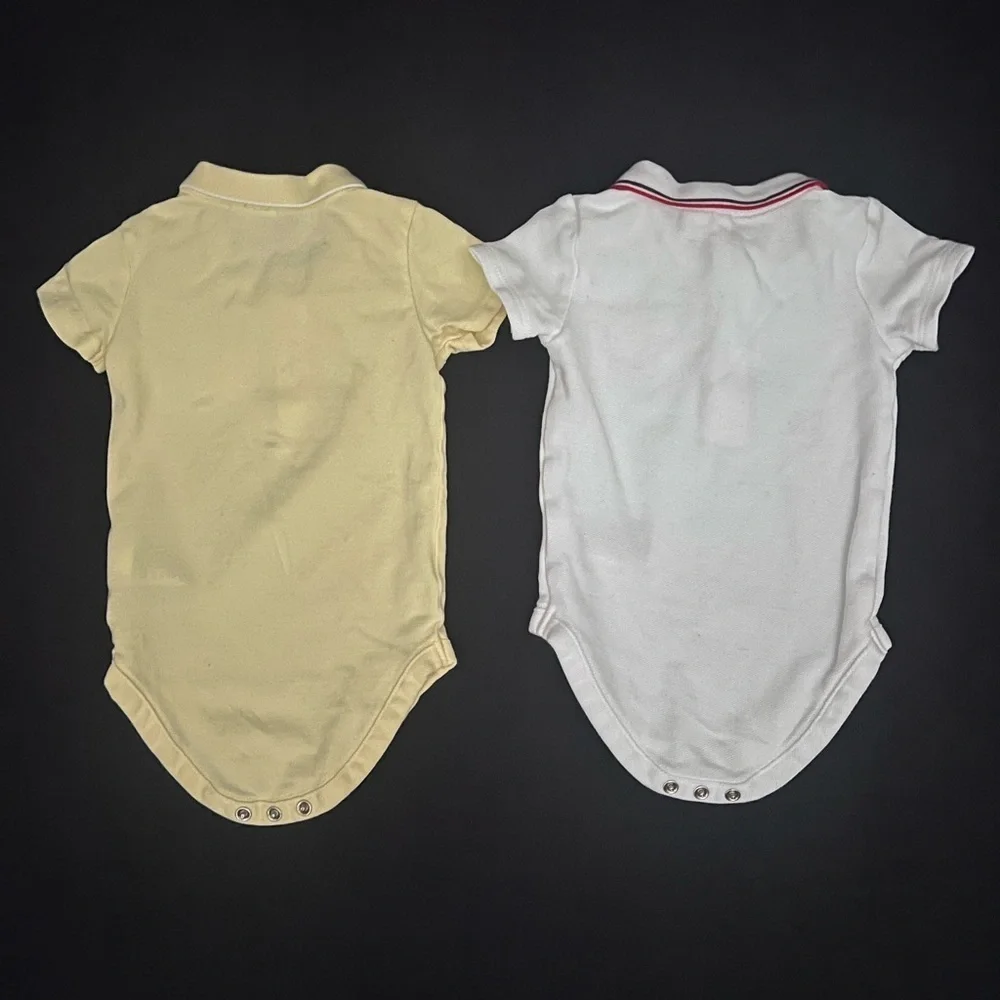 Janie And Jack (2) Infant Boys 3-6 mos One Piece Collared Outfit 100% Cotton EUC